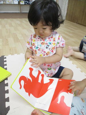 8月のたんぽぽ組（0歳児）